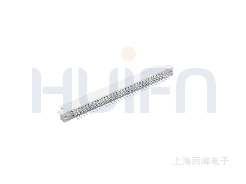 2.54mm 欧式 C型直母 焊板 3×32PIN 下板尺寸3.75 触点镀层Au 0.38μm Sn PBT 灰色 UL94V-0