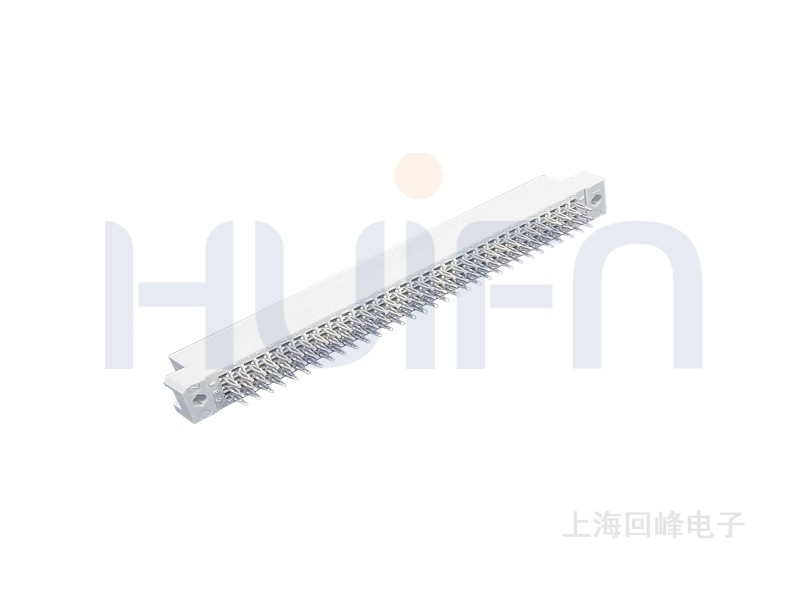 2.54mm 欧式 C型直母 压板 3×32PIN 引脚长4.25 触点镀层Au 0.38μm Sn PBT 灰白 UL94V-0